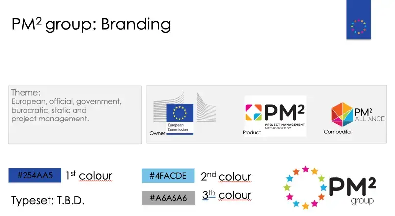 Corperate Design - branding studio - online moodboard -  PM2 colour guidelines.webp