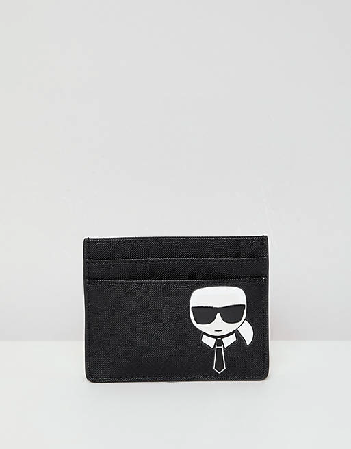 Karl Lagerfeld iconic cardholder - black wallet - black men wallet - by Isabella De Felip .webp