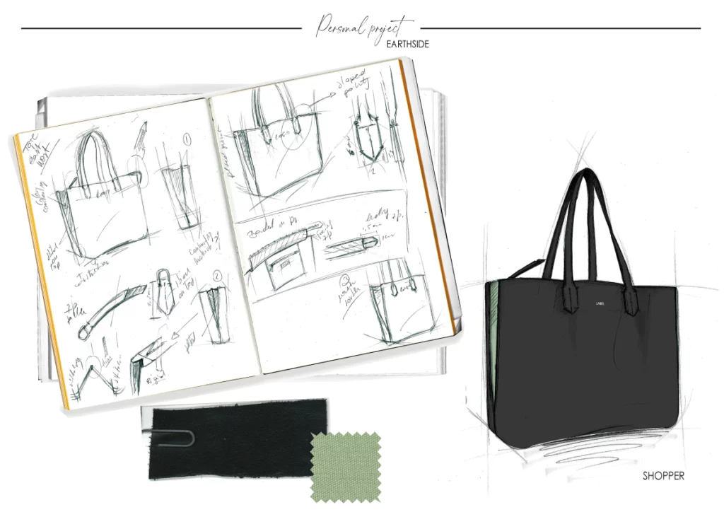 ecco leather - hand tassen - design tas - ontwerp tas