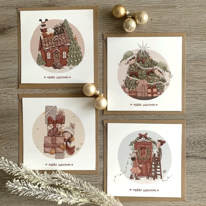 kerst groeten - kerst kaarten - digitale kerstkaart - kaartje 2go